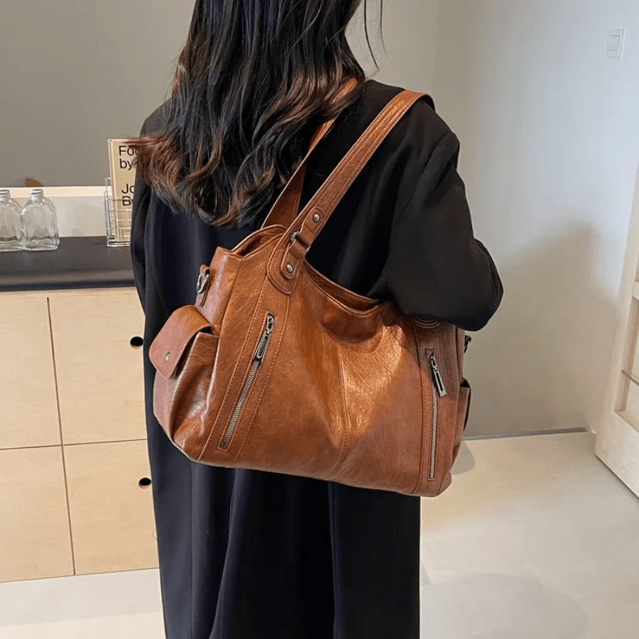Side Pocket Shoulder Bag-Bags-Yiyae-Yiyae
