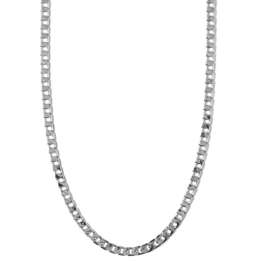 Silver-Tone Curb Chain-Necklaces-Yiyae-Yiyae
