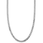 Silver-Tone Curb Chain-Necklaces-Yiyae-Yiyae