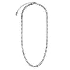 Silver-Tone Curb Chain-Necklaces-Yiyae-Yiyae