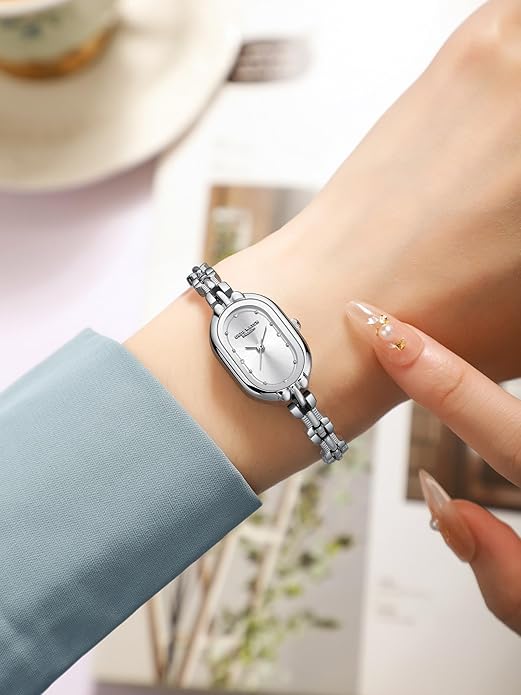 Slim Oval Bracelet Watch-Watches-Yiyae-Yiyae