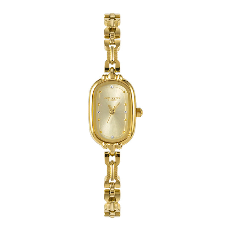 Slim Oval Bracelet Watch-Watches-Yiyae-Gold-Yiyae