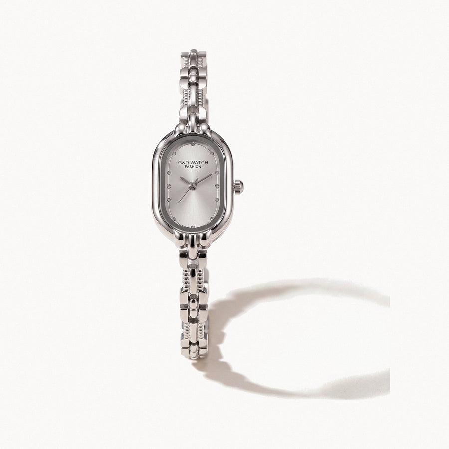 Slim Oval Bracelet Watch