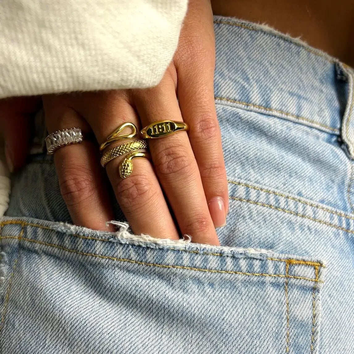 Snake Wrap Ring-Rings-Yiyae-Yiyae