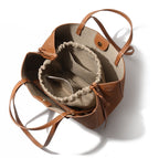 Soft Leather Tote Bag-Bags-Yiyae-Yiyae