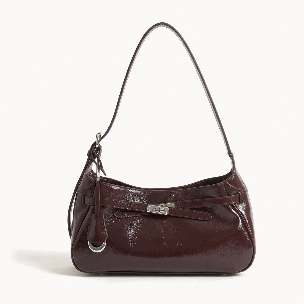 Soft Slouch Shoulder Bag-Bags-Yiyae-Dark Cherry-Yiyae