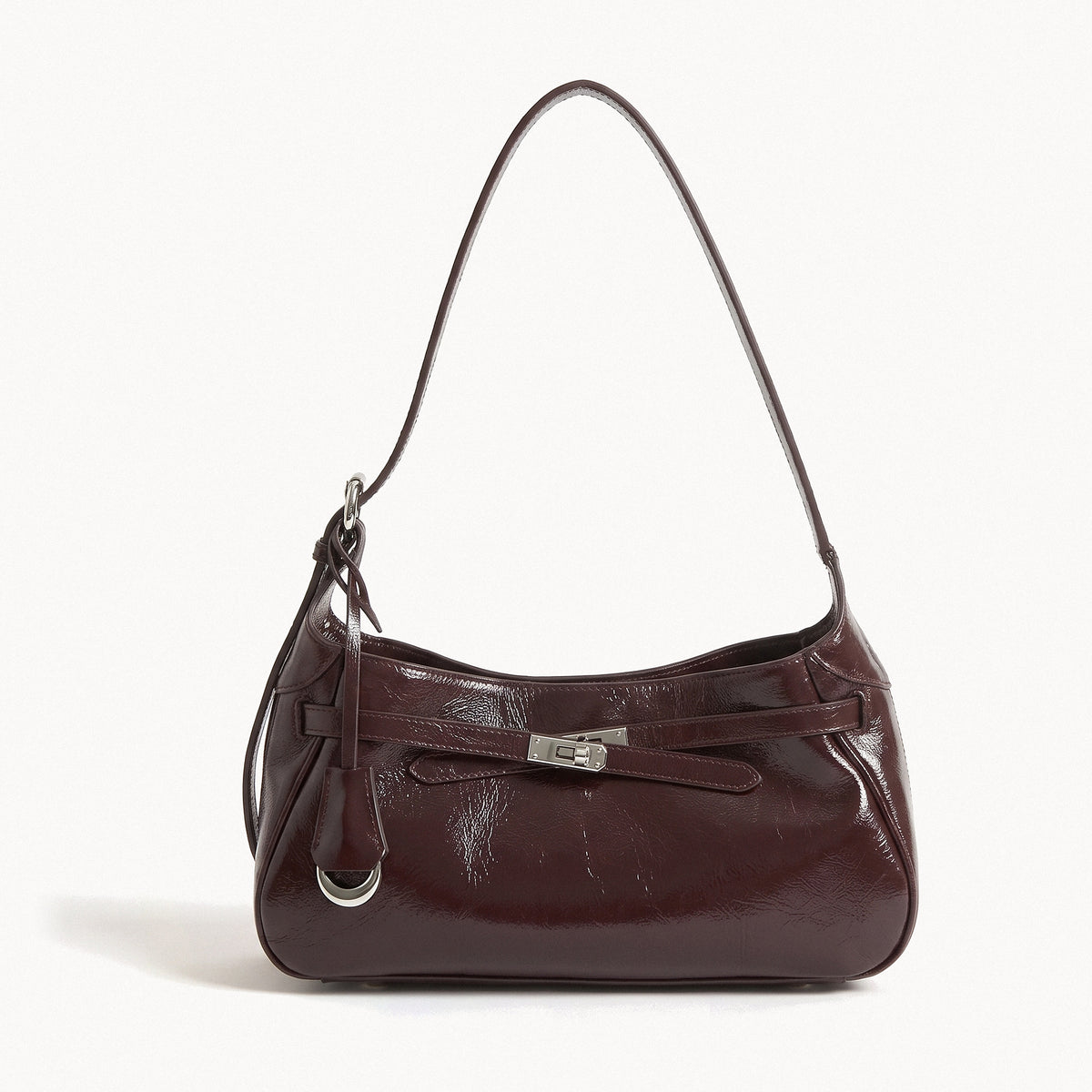 Soft Slouch Shoulder Bag-Bags-Yiyae-Dark Cherry-Yiyae