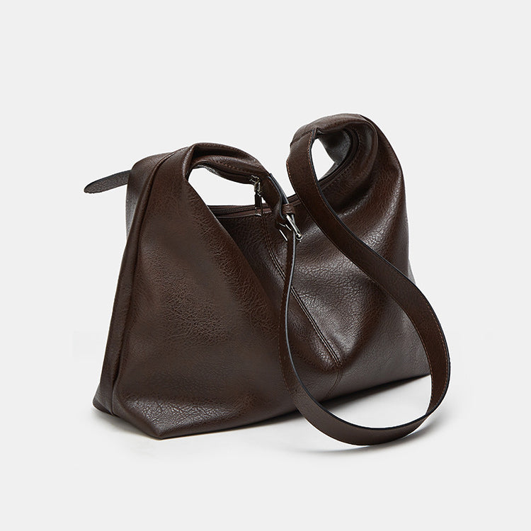 Soft Triangle Hobo Bag-Bags-Yiyae-Yiyae