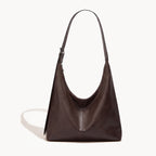 Soft Triangle Hobo Bag-Bags-Yiyae-Dark Brown-Yiyae