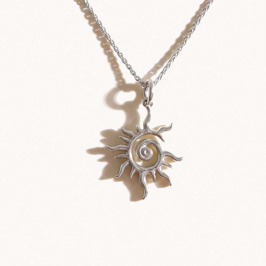 Spiral Sun Necklace