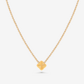 Square Crystal Pendant Necklace-Necklaces-Yiyae-Gold-Yiyae
