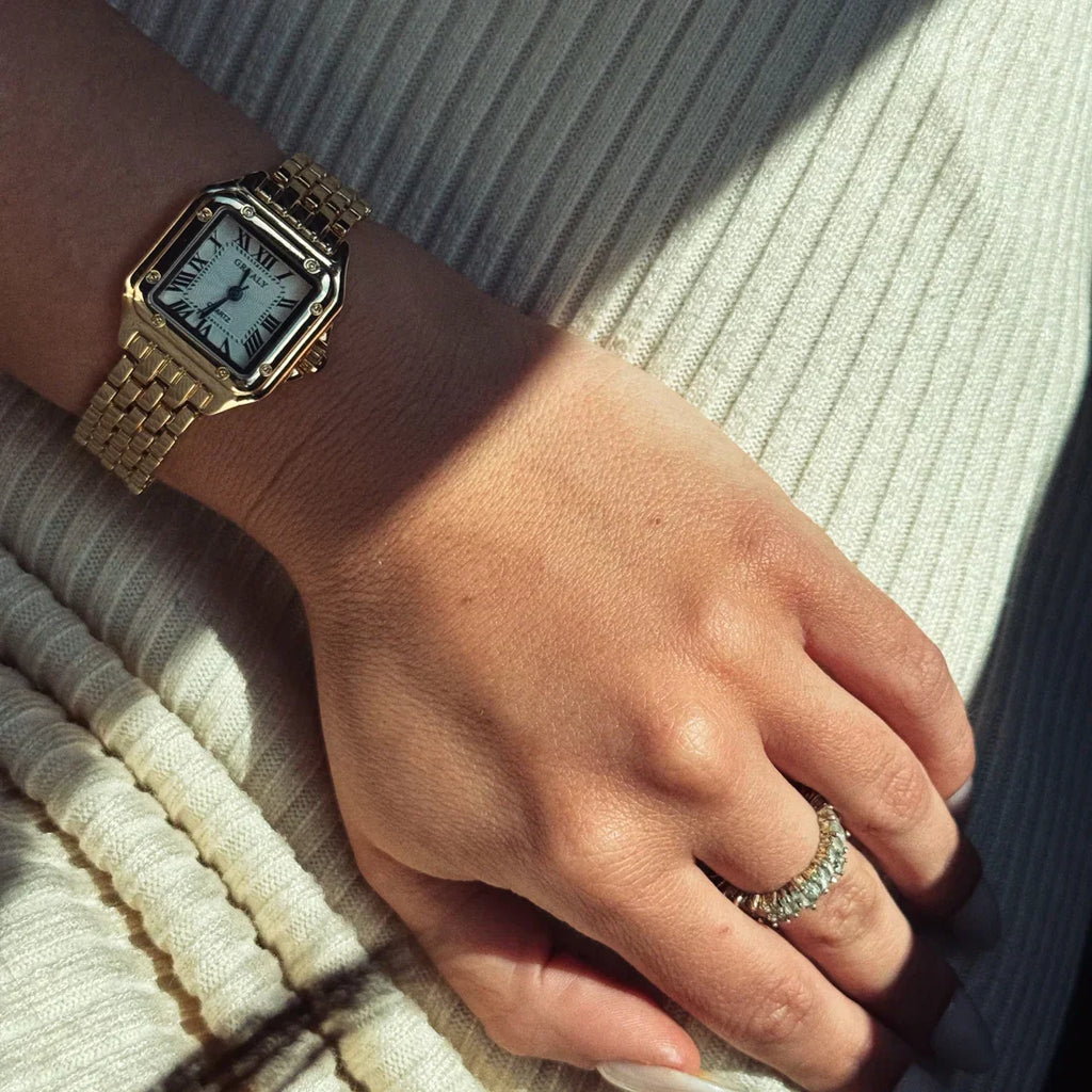 Square Link Bracelet Watch-Watches-Yiyae-Yiyae
