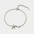 Starfish Chain Bracelet-Bracelets-Yiyae-Silver-Yiyae