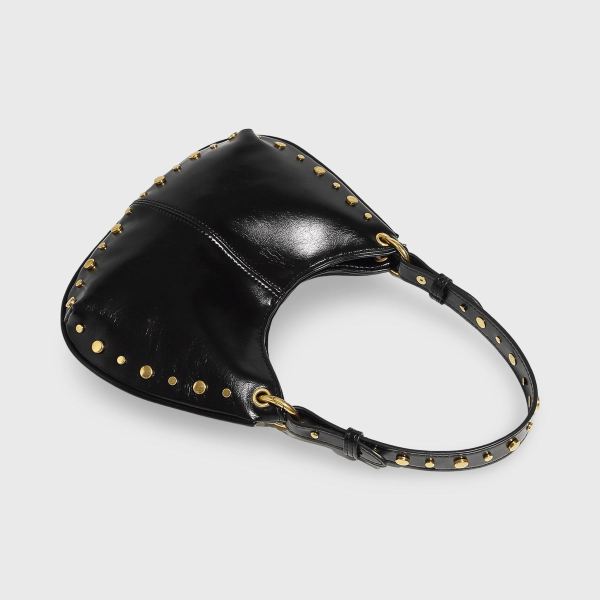 Studded Shoulder Bag-Bags-Yiyae-Yiyae