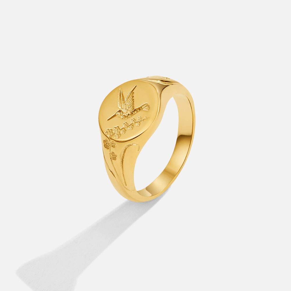 Sun Signet Ring-Rings-Yiyae-Yiyae