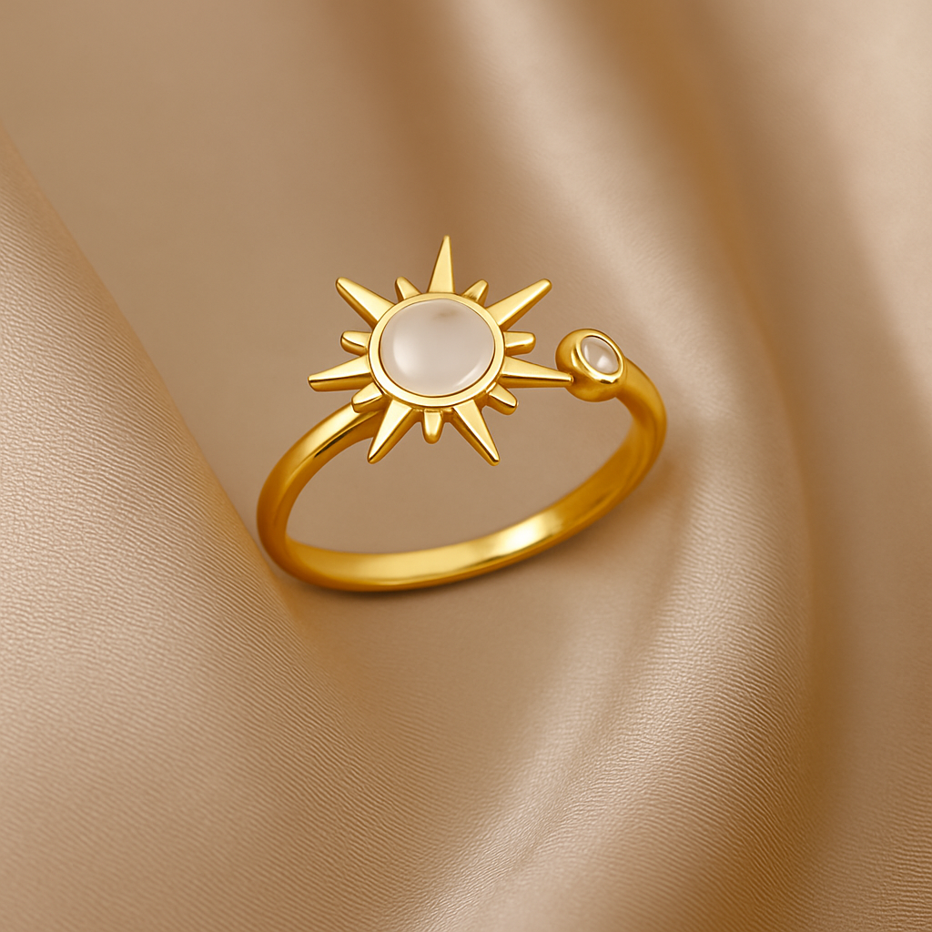 Sunbeam Open Ring-Rings-Yiyae-Yiyae