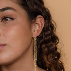 Tassel Chain Earrings-Earrings-Yiyae-Yiyae