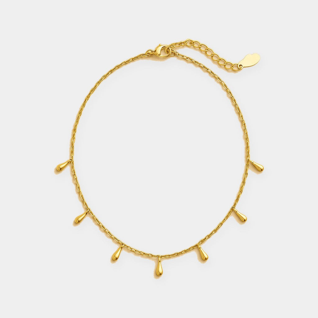 Teardrop Charm Necklace-Necklaces-Yiyae-Yiyae