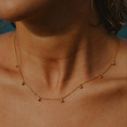 Teardrop Charm Necklace-Necklaces-Yiyae-Yiyae