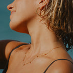 Teardrop Charm Necklace-Necklaces-Yiyae-Yiyae