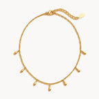 Teardrop Charm Necklace-Necklaces-Yiyae-Gold-Yiyae