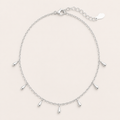 Teardrop Charm Necklace-Necklaces-Yiyae-Silver-Yiyae