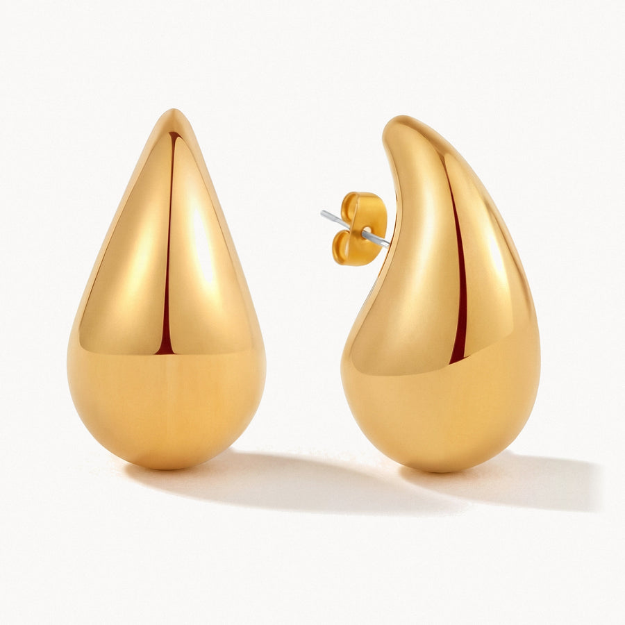 Teardrop Stud Earrings