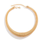 Textured Collar Necklace-Necklaces-Yiyae-Yiyae