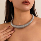 Textured Collar Necklace-Necklaces-Yiyae-Yiyae