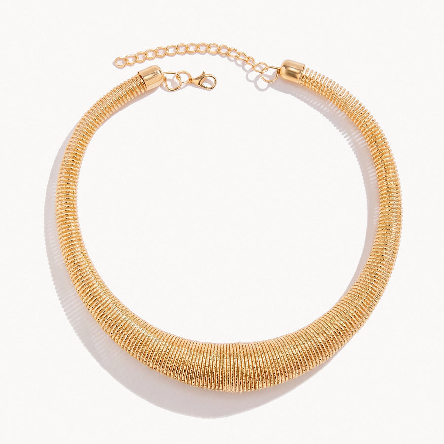Textured Collar Necklace