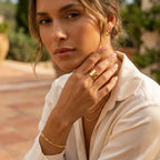 Textured Wide Band Ring-Rings-Yiyae-Yiyae
