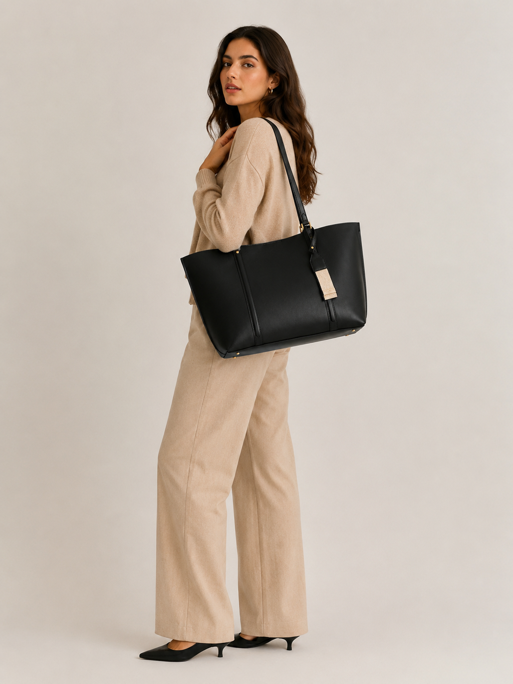 Trapeze Tote Bag-Bags-Yiyae-Yiyae