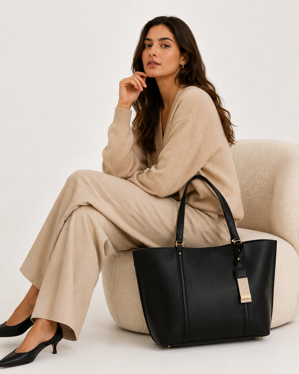 Trapeze Tote Bag-Bags-Yiyae-Yiyae
