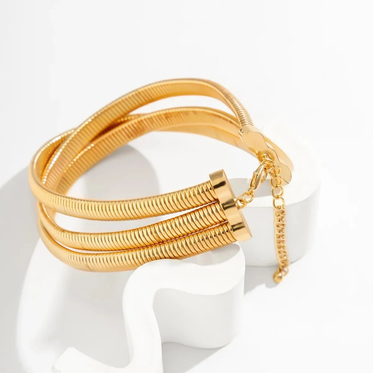 Triple Chain Choker-Necklaces-Yiyae-Yiyae