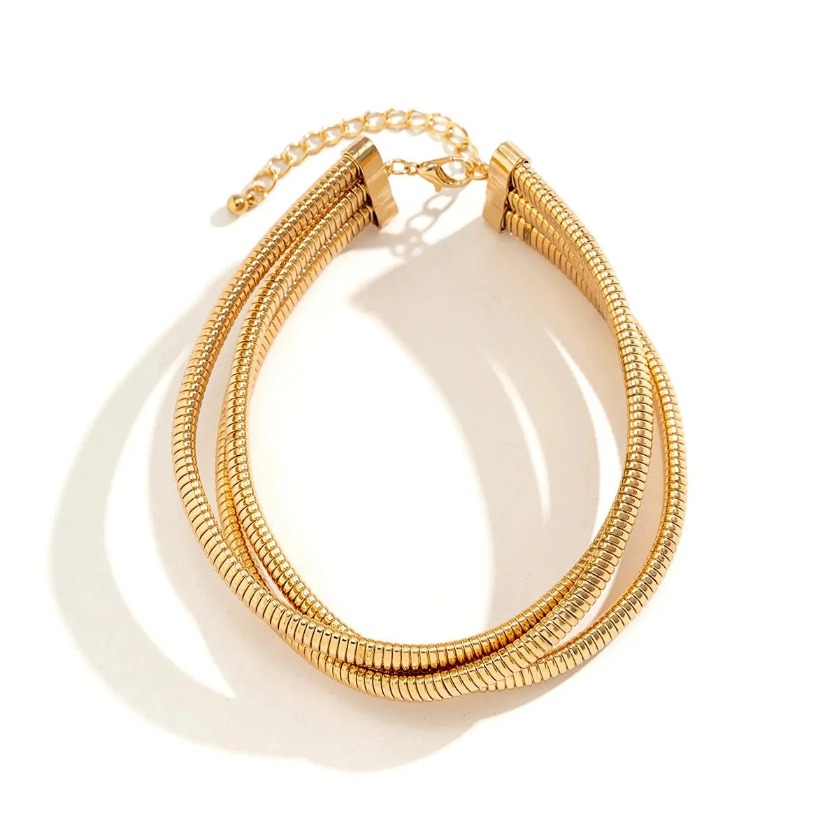 Triple Chain Choker-Necklaces-Yiyae-Yiyae