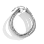 Triple Chain Choker-Necklaces-Yiyae-Silver-Yiyae