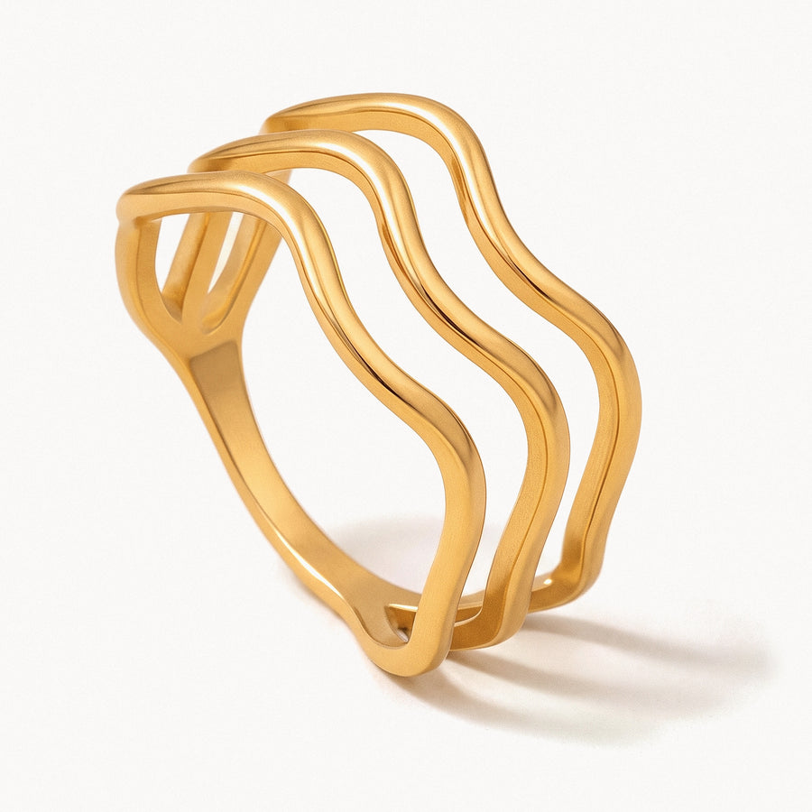 Triple Wave Ring