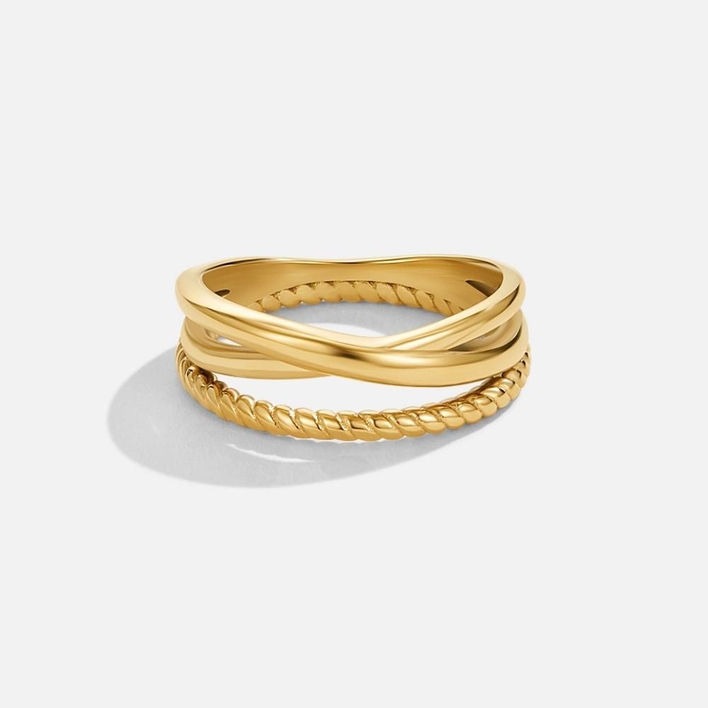 Twisted Crossover Ring-Rings-Yiyae-Yiyae
