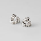 Twisted Knot Studs-Earrings-Yiyae-Yiyae