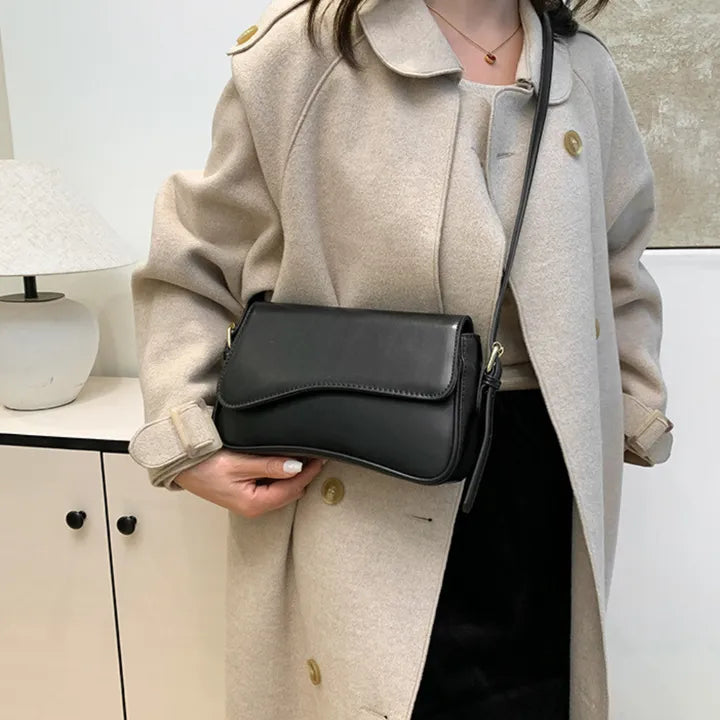 Wave Flap Crossbody Bag-Bags-Yiyae-Yiyae