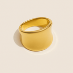 Wide Mirror Band Ring-Rings-Yiyae-Yiyae