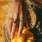 Wide Mirror Band Ring-Rings-Yiyae-Yiyae