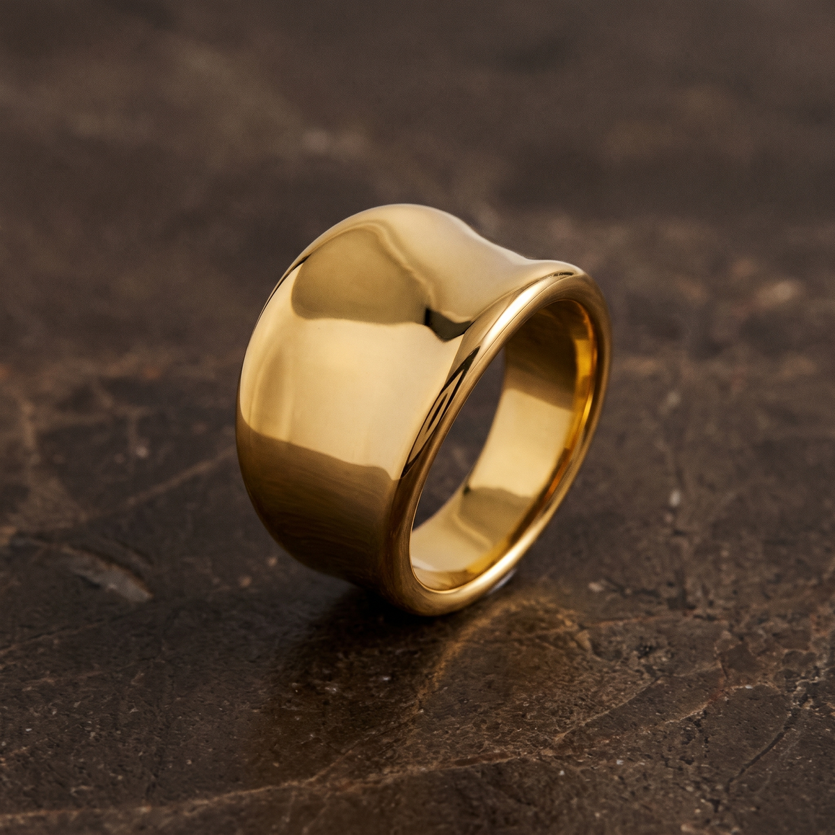 Wide Mirror Band Ring-Rings-Yiyae-Yiyae