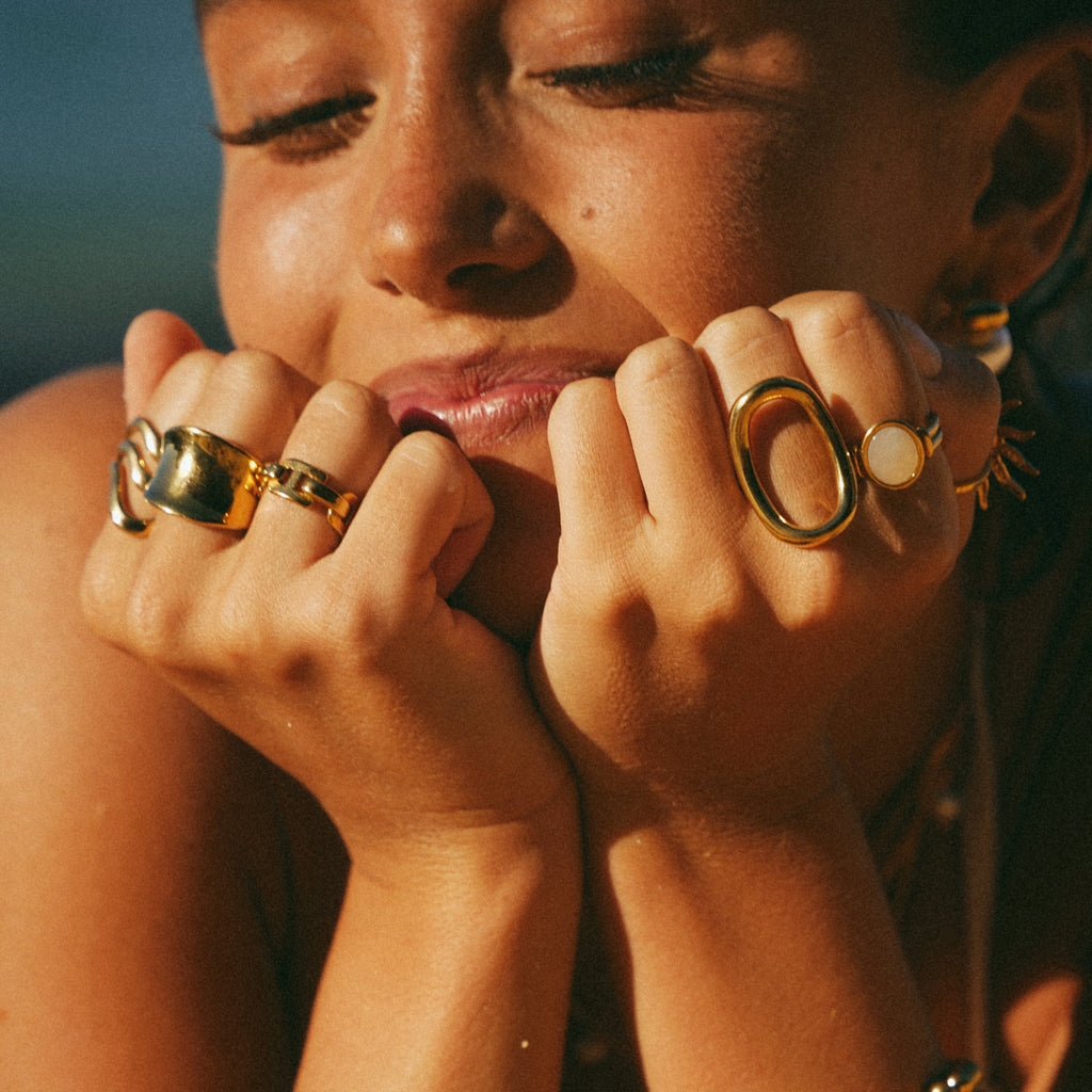 Wide Mirror Band Ring-Rings-Yiyae-Yiyae