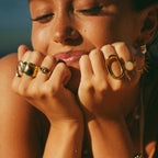 Wide Mirror Band Ring-Rings-Yiyae-Yiyae