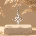 Witch Knot Necklace-Necklaces-Yiyae-Silver-Yiyae