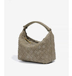 Woven Suede Shoulder Bag-Bags-Yiyae-Yiyae