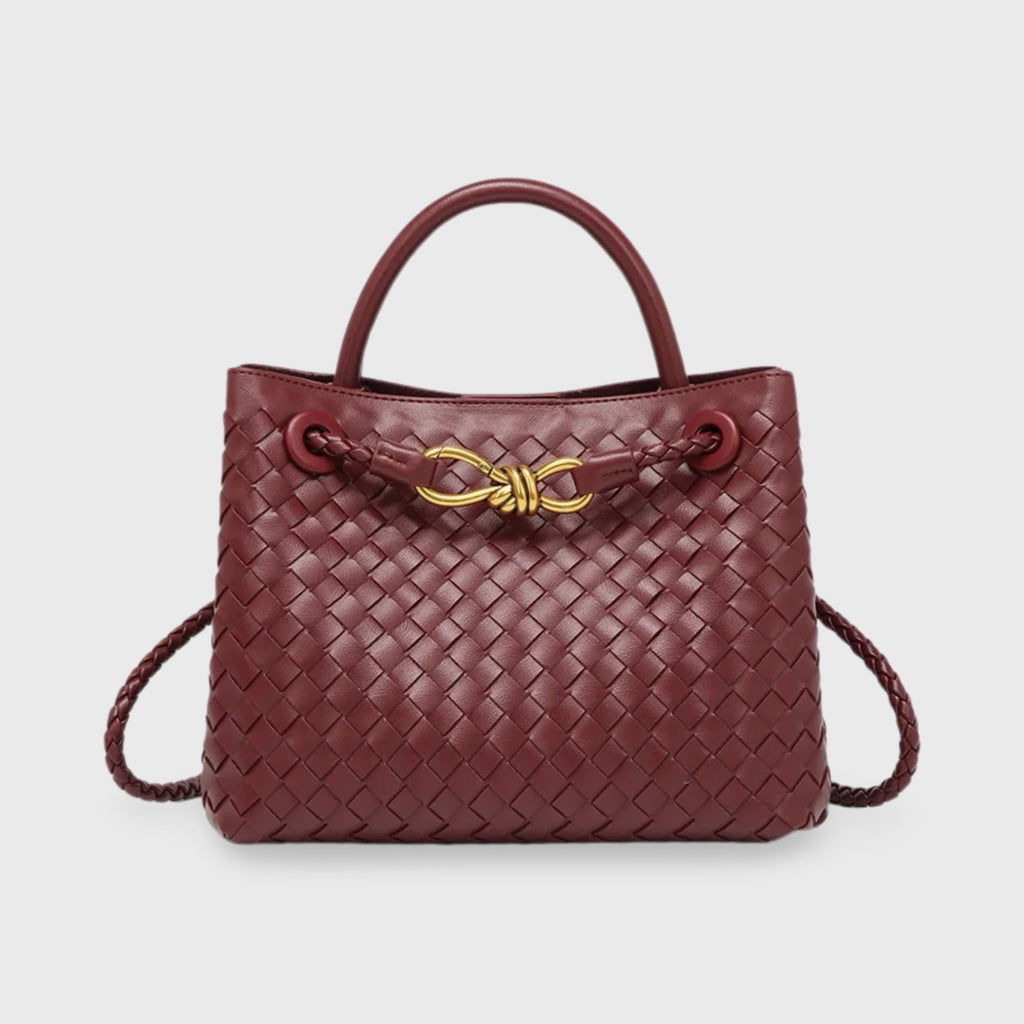 Woven Top Handle Bag-Bags-Yiyae-Yiyae