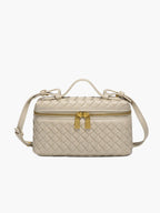 Woven Vanity Crossbody Bag-Bags-Yiyae-Beige-Yiyae