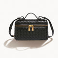 Woven Vanity Crossbody Bag-Bags-Yiyae-Black-Yiyae